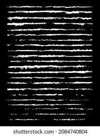 Vector illustration of stripes in failed style simulating brush strokes.