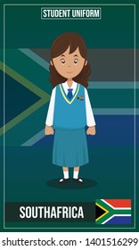 Vector illustration of Student costume of The world