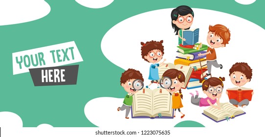 Vector Illustration Of Students