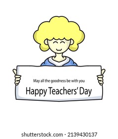 ilustración vectorial de los estudiantes, cock se utiliza para logos, personajes, tarjetas de felicitación del día del profesor, impresión de pantalla de camisetas, iconos, símbolos, portadas de libros