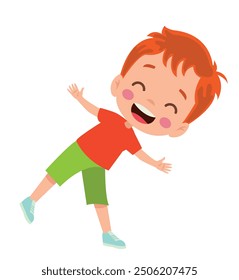 vector illustration of students in different postures