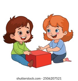 vector illustration of students in different postures