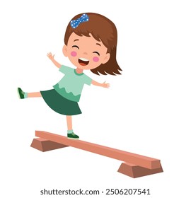 vector illustration of students in different postures