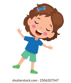 vector illustration of students in different postures