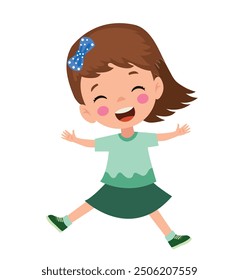 vector illustration of students in different postures