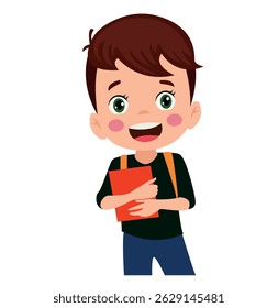 vector illustration of students in different postures