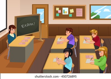 Exam Cartoon Images, Stock Photos & Vectors | Shutterstock