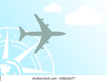 A vector illustration in the style of a 1950s travel poster.