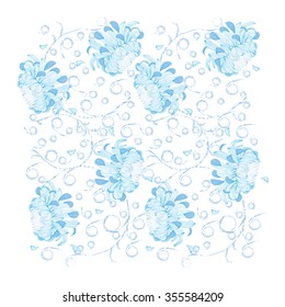 Vector illustration in the style of Baroque