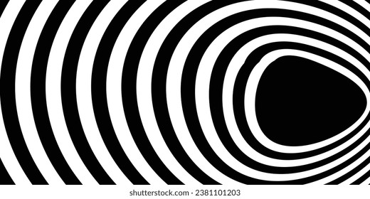  vector illustration in style black and white background pattern. Dark wavy purple-pink lines. Beautiful pattern of topographic lines. The luxury of nature in dark white and black colors. 