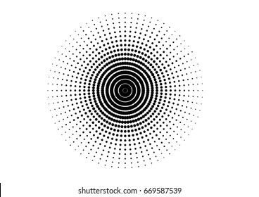 vector illustration in the style of dotwork, white background , retro