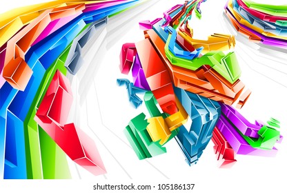 Vector illustration in style graffiti.