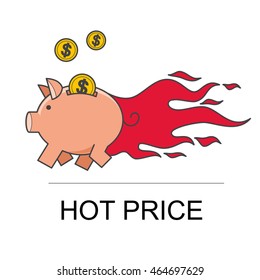 vector illustration in the style of linear design best deals, savings discounts, and deals