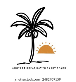 Vector illustration style vintage surfing theme badge design. For t-shirt prints, posters, stickers and other uses.