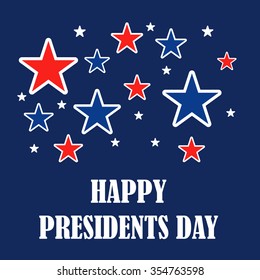 Vector illustration of stylish Background for Happy Presidents Day.