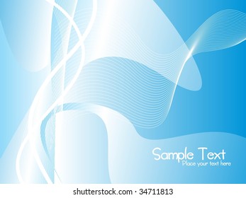 Ilustración vectorial del fondo de malla azul elegante