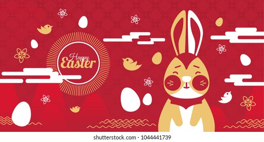 vector illustration. stylish graphics for the holiday holy Easter. Resurrection of Christ vector design for posters, flyers, booklets, offers, cards