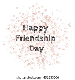 Vector illustration of a stylish for Happy Friendship Day