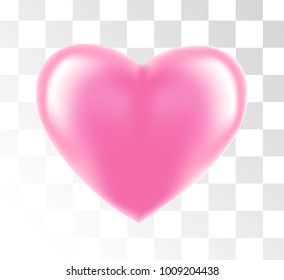 vector illustration. stylish modern frames for the holiday of all lovers. February 14 is the day of St. Valentine. realistic heart inflatable balloon