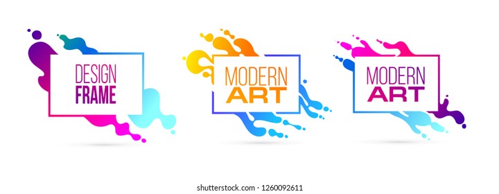 vector illustration. Stylish trendy modern background for design of colorful frames, form of waves and abstract liquid. graphic design for brochures, flyers, envelopes, presentations, reports vector illustration. Stylish trendy modern background for design of colorful frames, form of waves and abstract liquid. graphic design for brochures, flyers, envelopes, presentations, reports