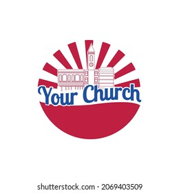 Vector Illustration for Stylish T-shirt and apparel, trendy and modern design with buildings and monuments silhouette,  print. Minimalist and eye-catching editable design