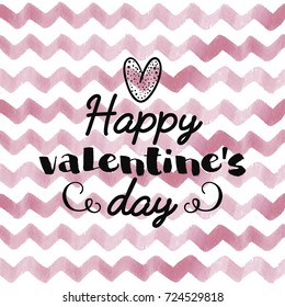 Vector illustration of stylish valentines day greeting card