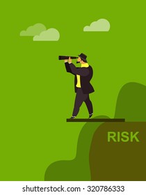 vector illustration stylized businessman character in different situations Business