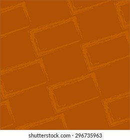Vector illustration of Stylized child's drawing. Brick wall. Masonry brick on background color.