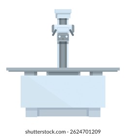 Ilustração vetorial de um microscópio estilizado em uma mesa de laboratório, perfeita para temas científicos
