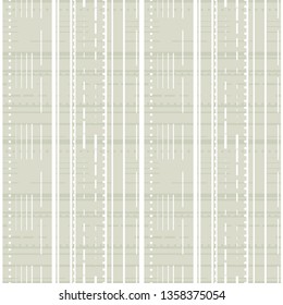 Vector illustration of stylized plaid pattern with dotted lines and stripes. This monochromatic , stylish seamless repeat pattern is perfect for gift, cards, wallpaper, scrapbooking, fabric, interior,