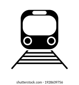 ilustración vectorial del símbolo del metro. diseño de icono editable sobre fondo blanco