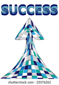 vector illustration of success