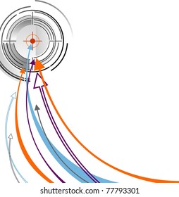 Vector illustration success in business.