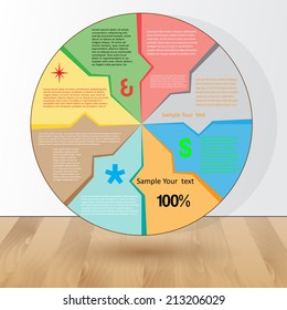 Vector illustration  for success business diagram infographic for  workflow   and other Your variants
