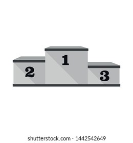 Vector illustration of success and marathon icon. Set of success and winner stock symbol for web.