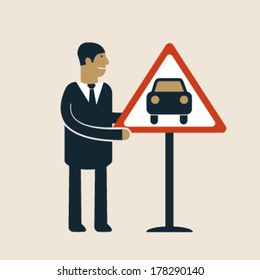Vector illustration. Successful business