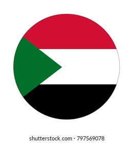 vector illustration of Sudan flag