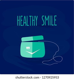 Vector illustration is suitable for design in dental or children's clinics,   EPS10
