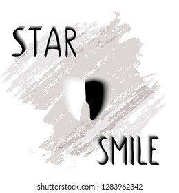 Vector illustration is suitable for design in dental clinics, private doctors, children's clinics, postcards, posters, stickers, magnet, business card, recommendations, design of shop, textile, EPS 10