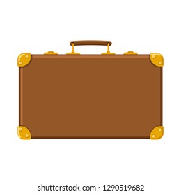 Vector illustration of suitcase and baggage icon. Set of suitcase and journey stock symbol for web.