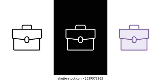 Vector illustration of suitcase. Baggage icon