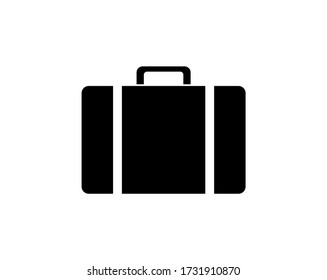 Vector illustration of a suitcase icon on a white background