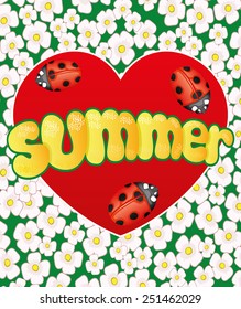Vector illustration. Summer.