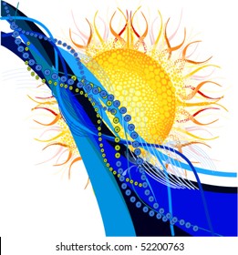 vector illustration of summer