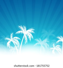 Vector Illustration of a Summer Background