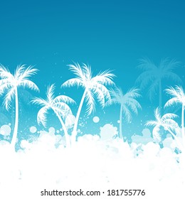 Vector Illustration of a Summer Background