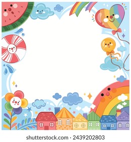 Vector Illustration of summer Banner