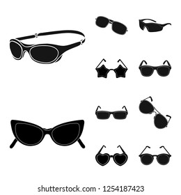 Vector illustration of summer and beach icon. Collection of summer and fashion stock symbol for web.