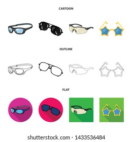 Vector illustration of summer and beach icon. Collection of summer and fashion stock vector illustration.