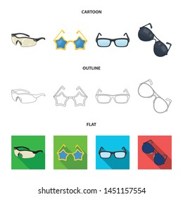 Vector illustration of summer and beach symbol. Set of summer and fashion stock vector illustration.